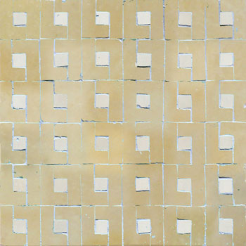 Mosaic House Moroccan tile Midi L 11-1 White,   Beige,    solid zellige, mosaic, zellij, field, pattern, glaze, simple, classic 